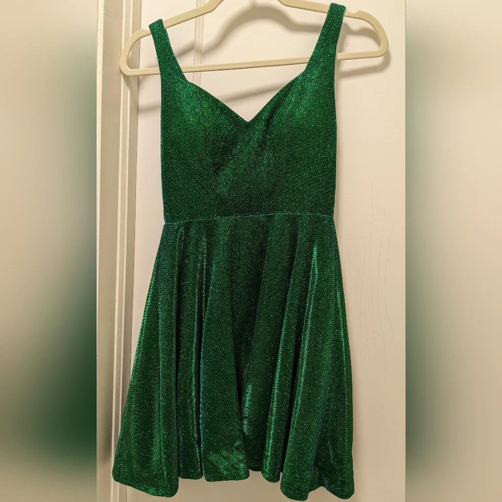 Sparkling Green Dress - Picture 2 of 10
